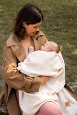 Merino Wool  <b> Baby Blanket </b> <em> Meri Warm Beige </em> - Image 3