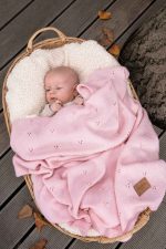 Merino Wool  <b> Baby Blanket </b> <em> Meri Warm Beige </em> - Image 7