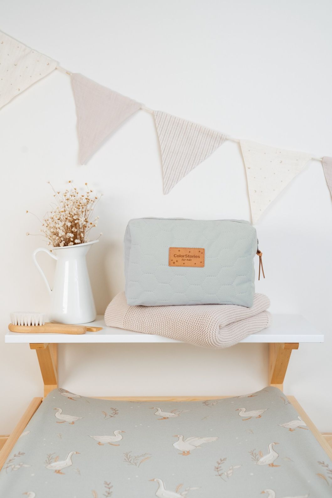 Toiletry Bag M 23x18 cm <em> Baby Blue </em> - Image 2