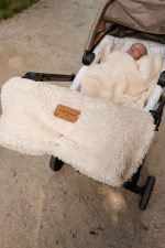 Warm <b> Teddy Stroller Muff </b> <em> Cream </em> - Image 2