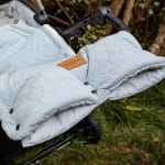 Olive Happy Goose Olive pram hand muff with honeycomb quilting