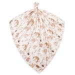 Kocyk Otulacz <b> bambusowy 120x120</b><em>  Forest Friends Beige </em>
