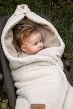 Baby Car Seat Swaddle Teddy <em> Light Beige </em> - Image 3