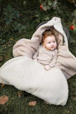 Baby Car Seat Swaddle Teddy <em> Light Beige </em> - Image 4