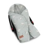 Baby Spring Car Seat Swaddle <em> Happy Goose Olive </em>