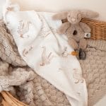 Bamboo Muslin Swaddle <b>100x120 cm</b><em> Happy Goose</em> - Image 6