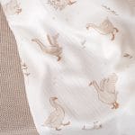 Bamboo Muslin Swaddle <b>100x120 cm</b><em> Happy Goose</em> - Image 5