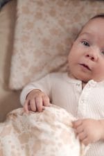 Baby Bedding Set <b> with filling 100x135 cm </b> <em> Primrose Beige</em> - Image 4
