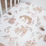 Cotton Baby Crib <b>Fitted Sheet 90x60 cm</b><em>Forest Friends</em> - Image 6