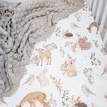 Cotton Baby Crib <b>Fitted Sheet 90x60 cm</b><em>Forest Friends</em> - Image 7