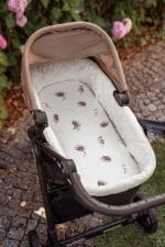 Cotton Pram Fitted Sheet 70x45 cm<em> White</em> - Image 14