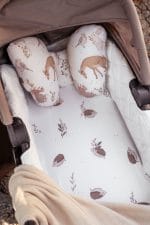 Cotton Pram Fitted Sheet 70x45 cm<em> Forest Brother </em> - Image 2