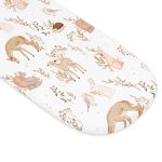 Cotton Pram Fitted Sheet 84×45 cm Forest Friends