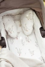 Cotton Pram Fitted Sheet 84x45 cm<em> Happy Goose </em> - Image 2