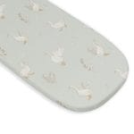 Cotton Pram Fitted Sheet 84x45 cm<em> Happy Goose Olive </em>