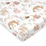 Cotton Baby Bed Fitted Sheet <b> 120x60 cm</b><em> Forest Friends </em>