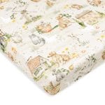 Cotton Baby Crib <b>Fitted Sheet 90x60 cm</b><em> Little Farm </em>