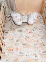 Cotton Baby Crib <b>Fitted Sheet 90x60 cm</b><em> Dreamland </em> - Image 2