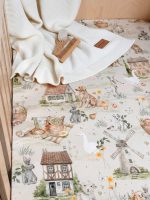Cotton Baby Crib <b>Fitted Sheet 90x60 cm</b><em> Little Farm </em> - Image 7