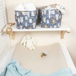 Cotton Changing Mat Fitted Sheet <em> Beige </em> - Image 5