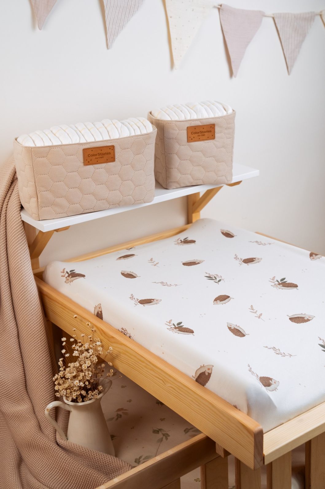 Cotton Changing Mat Fitted Sheet <em> Forest Brother </em> - Image 3