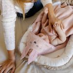 Ręcznik z kapturkiem <b> Królik mały </b> <em> Pudrowy Róż </em> - obrazek 9