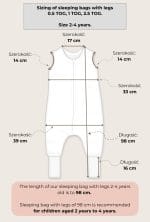 Sleeping Bag With Legs <b>2.5 TOG 2-4 Years</b> <em> Forest Friends </em> - Image 8