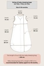 Baby Sleeping Bag <b>2.5 TOG 6-18 </b> <em>Little Orange</em> - Image 16