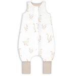 Happy Goose sleeping bag with legs in a goose print on a white background