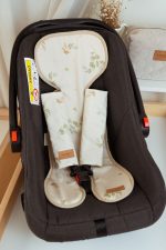 Baby Car Seat <b>Bamboo Pad</b> <em>  Eucalyptus S (0-18 kg)</em> - Image 3