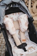 Wkładka <b> do spacerówki </b> <em> Forest Friends Beige </em> - obrazek 2