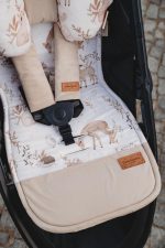 Stroller <b>Seat Liner</b> <em> Forest Friends Beige </em> - Image 3