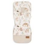 Stroller <b>Seat Liner</b> <em> Forest Friends Beige </em>