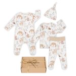 Komplet  <b> niemowlęcy 56cm </br> 4-elementy  </b><em>  Forest Friends </em>