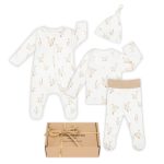 Komplet <b> niemowlęcy 62cm </br> 4-elementy  </b><em> Happy Goose </em>