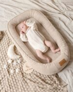 Kokon <b> niemowlęcy 0-6 mies. </b> <em> Velvet Ciepły Beż </em> - obrazek 3