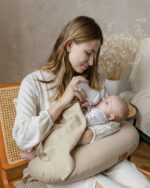 Nursing Pillow <em> Velvet Warm Beige </em> - Image 4