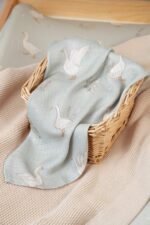 Pieluszki bambusowe <b> 75x75 cm </b><em> 2 szt Happy Goose Olive </em> - obrazek 2