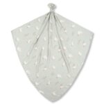 Bamboo Muslin Baby Swaddle 100×100 cm Happy Goose Olive