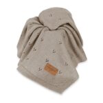 Merino Wool Baby Blanket Meri Dark Beige