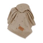 Merino Wool Baby Blanket Meri Warm Brown